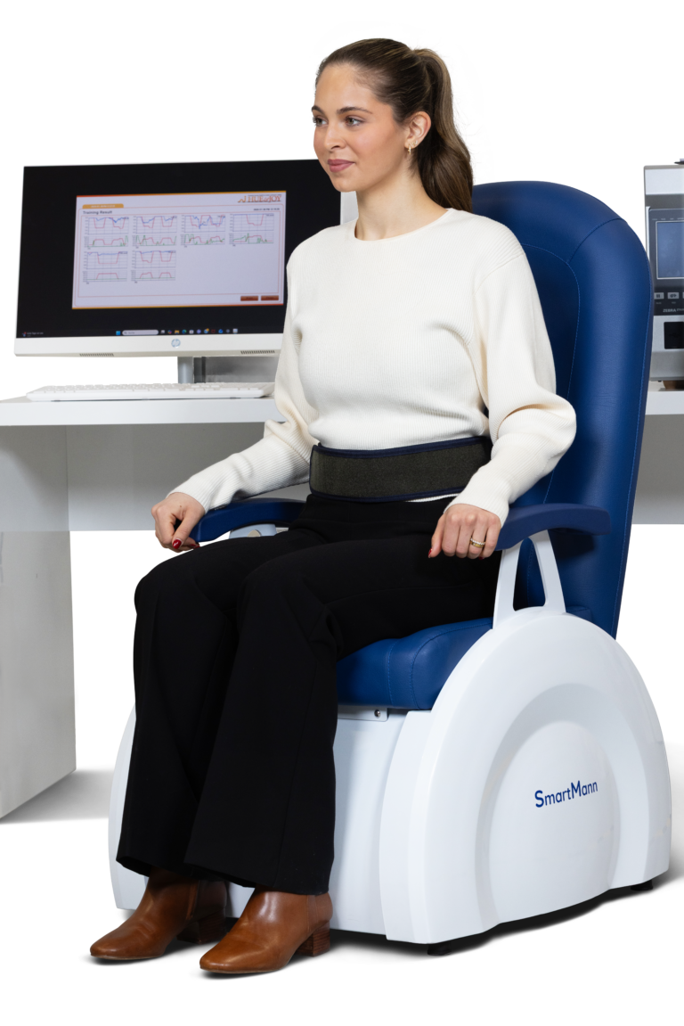 Patient during therapy on the HnJ-7000