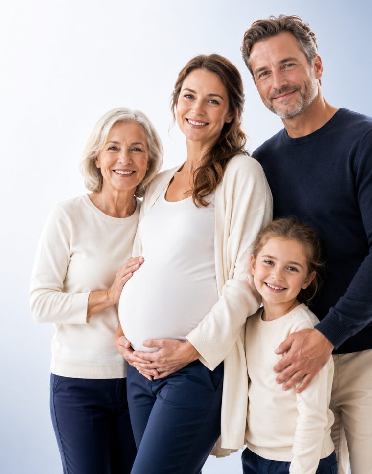 Familie über drei Generationen – Beckenbodengesundheit in jedem Lebensalter